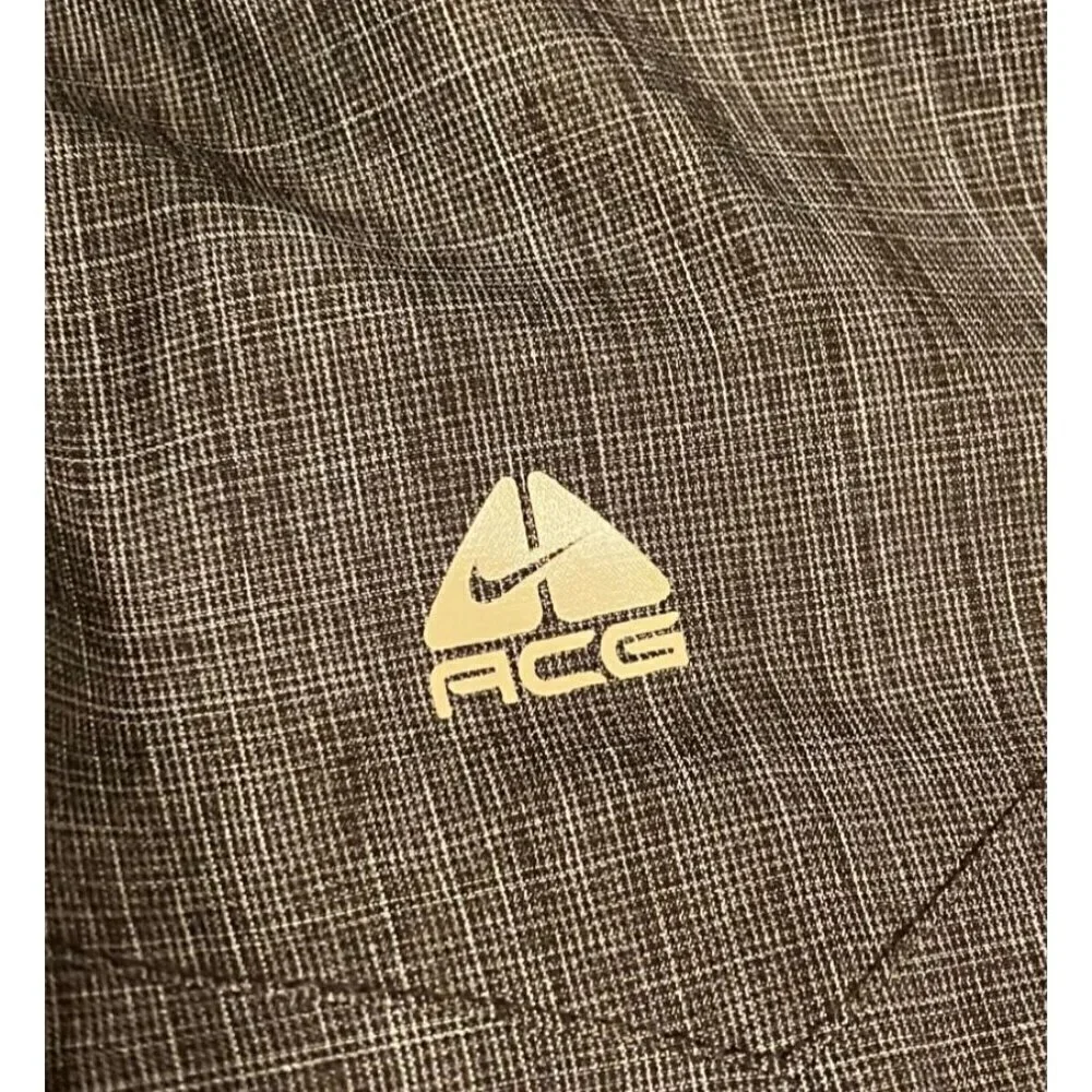Y2K Nike ACG Puffer Jacket L 650 Goose Down Hooded Vented Zippered Pockets